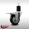 Service Caster 3.5'' SS Black Poly Swivel 1-3/4'' Expanding Stem Caster Total Lock Brake SCC-SSEXTTL20S3514-PPUB-BLK-134 - alternate 4